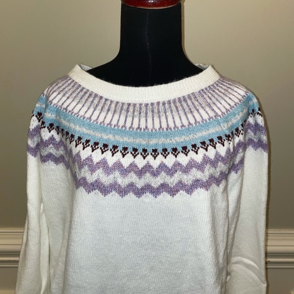 LOFT Plus Fair Isle Sweater - Picture 5 of 10